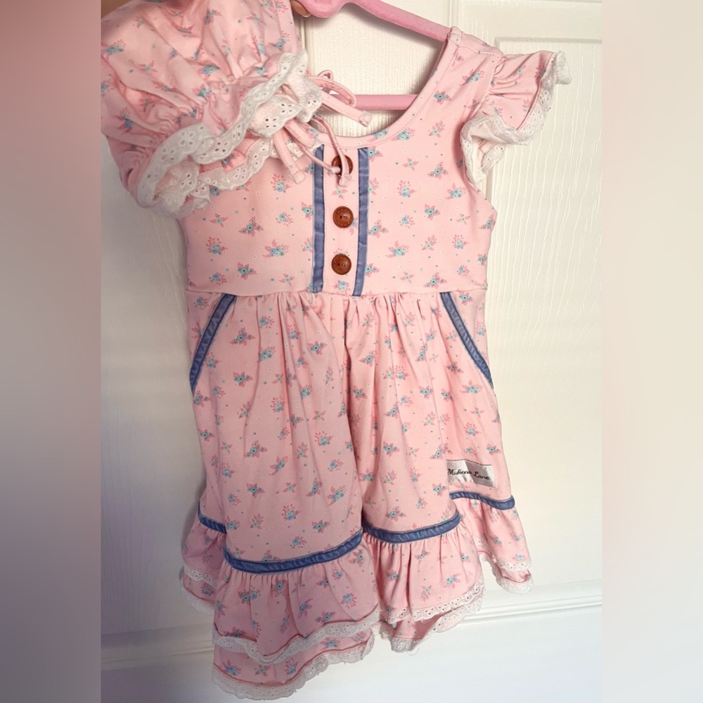Makena Lane 3T dress & bloomers